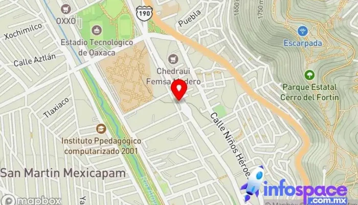 mapa de Soxsa Soluciones Tecnológicas Consultora informática en Oaxaca de Juárez