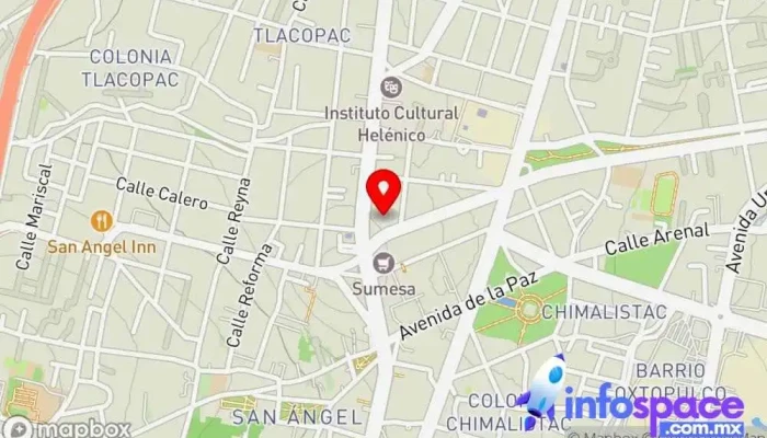 mapa de Spot IT Solutions Empresa de software en Álvaro Obregón, Ciudad de México