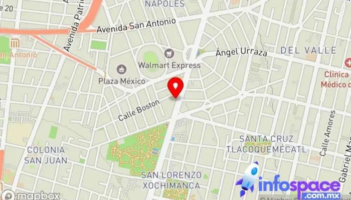 mapa de SYGNO IT Services Empresa de software en Benito Juárez, Ciudad de México