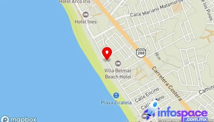 mapa de TADAM Hospitality Empresa de administración de propiedades, Administrador de la propiedad en Puerto Escondido