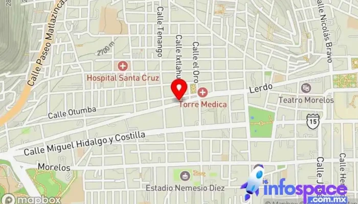 mapa de Talento humano en ti S.A. De C.V. Empresa de software en Toluca de Lerdo