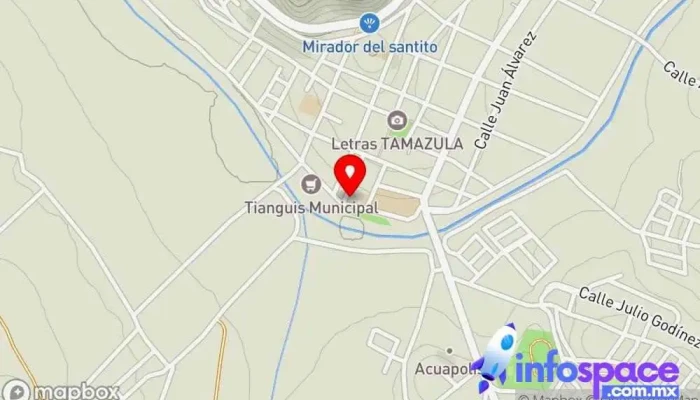 mapa de Tamazula Estación de autobuses en Tamazula de Gordiano