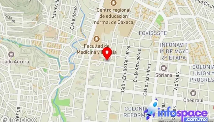 mapa de Tania Villanueva - Financial Adviser Planificador financiero en Oaxaca de Juárez