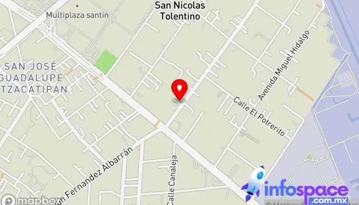 mapa de TAXIS TOLUCA AEROPUERTO Servicio de transporte en San Nicolás Tolentino