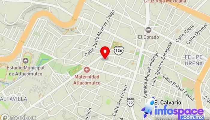 mapa de TCCSA TECNOLOGIAS ATLACOMULCO Servicio de distribución, Tienda de informática en Atlacomulco de Fabela