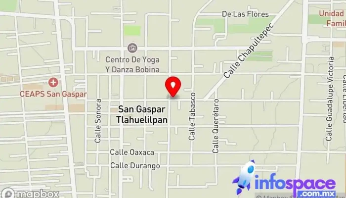 mapa de TechNetworks Consultora informática en Metepec