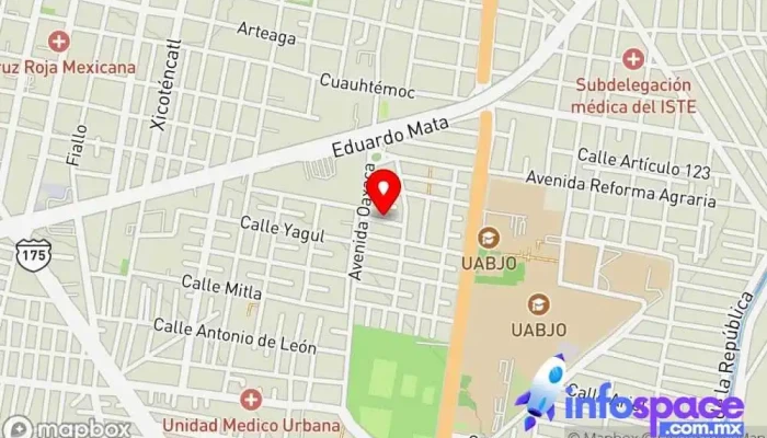 mapa de TECNEG Servicio de administración de empresas, Asesor en Oaxaca de Juárez