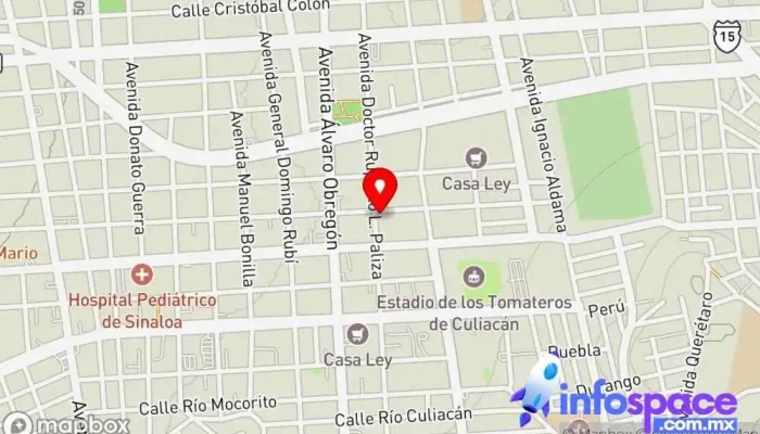 mapa de Tecnika Tienda de informática, Servicios de empresa a empresa, Servicio de reparación de ordenadores, Soporte y servicios informáticos, Servicio de reparación de fotocopiadoras, Tienda de material de oficina, Empresa de software, Comercio en Culiacán Rosales