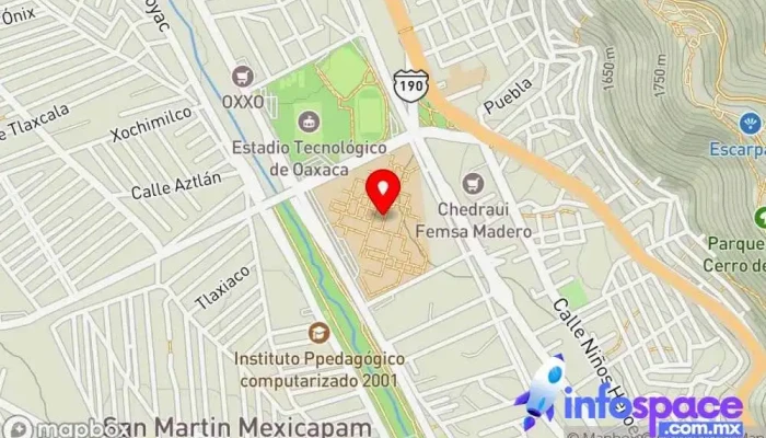 mapa de TecNM - Campus Oaxaca Instituto de Tecnología, Universidad en Oaxaca de Juárez