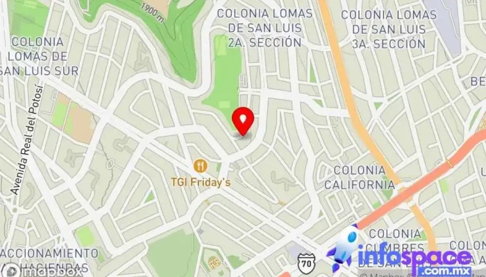 mapa de Tecnolika | Desarrollo de Software | Consultoría y Desarrolllo ERP y SAP B1 Empresa de software en San Luis Potosí