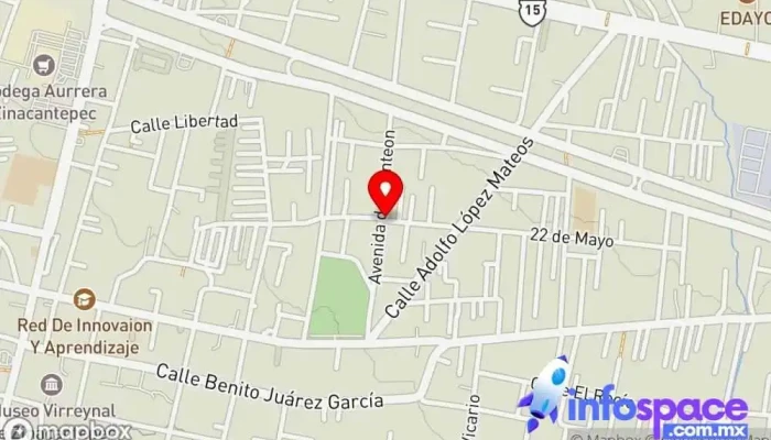 mapa de Tecnología de Sistemas Informáticos,S.A. de C.V. Empresa de software en San Miguel Zinacantepec