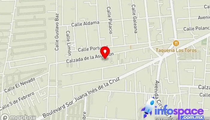 mapa de Tecnología y Servicios Servicios de empresa a empresa, Tienda de accesorios informáticos, Servicio de reparación de ordenadores, Proveedor de sistemas de seguridad, Contratista de telecomunicaciones en San Mateo Atenco