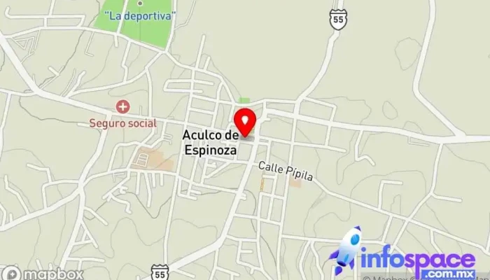 mapa de TECNOLOGÍAS INTERNET Y COMUNICACIONES Tics Aculco Servicio de reparación de ordenadores en Aculco de Espinoza