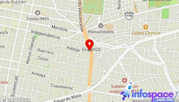 mapa de Tehuanos Transportes Servicio de transporte en Oaxaca de Juárez
