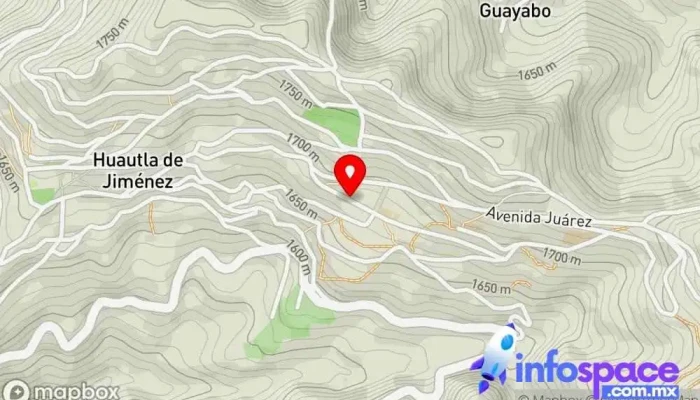 mapa de TejaoNet Consultora informática en Huautla de Jiménez