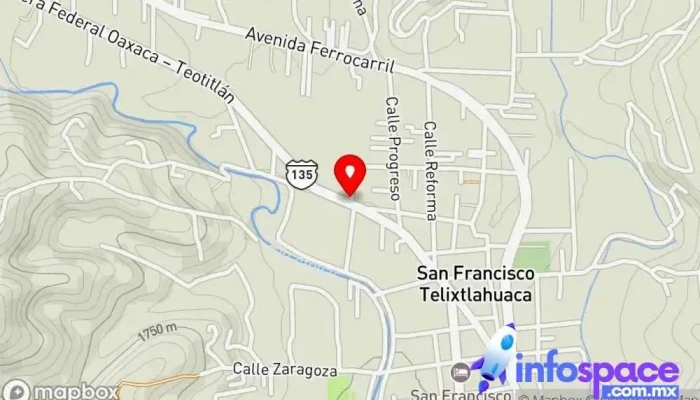 mapa de TELCEL Tienda de móviles en San Francisco Telixtlahuaca