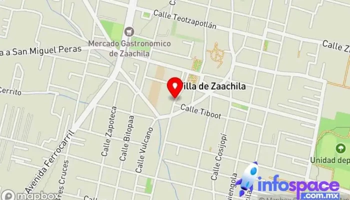 mapa de Teminal Zaachila Yoo Servicio de transporte en Villa de Zaachila