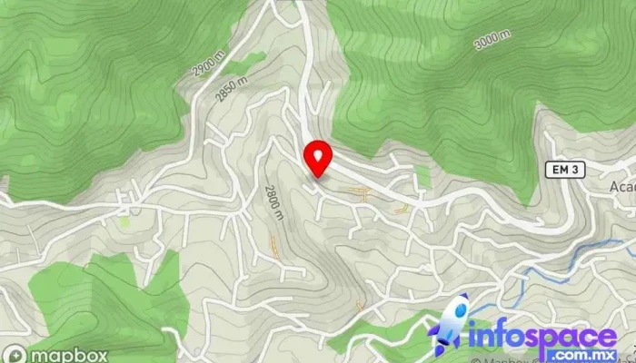 mapa de Templo de Ensido Destino religioso en Barrio de Ensido