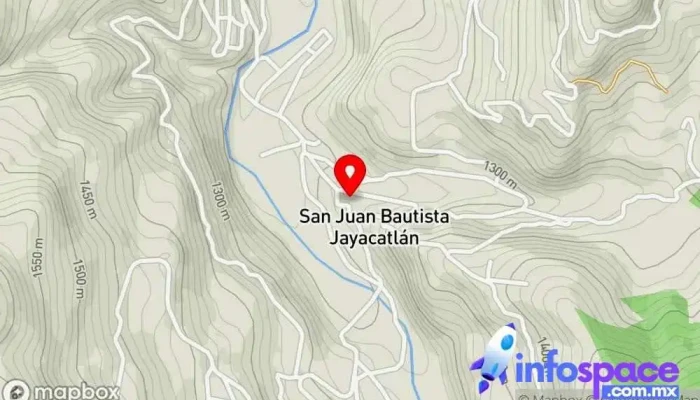 mapa de Templo de San Juan Bautista Jayacatlán Iglesia en San Juan Bautista Jayacatlán