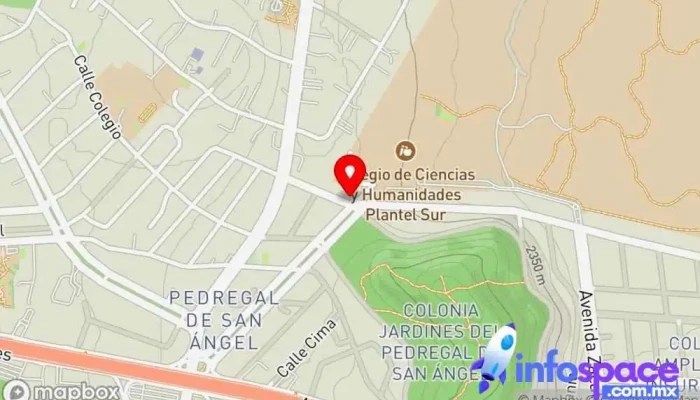 mapa de Teok TI Consultora informática, Soporte y servicios informáticos, Empresa de software en Álvaro Obregón, Ciudad de México