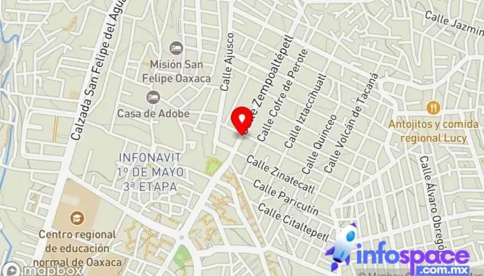 mapa de Teoría Digital Empresa de software, Soporte y servicios informáticos, Tienda de electrónica en Oaxaca de Juárez