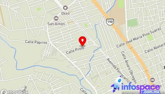 mapa de Tequio Jurídico A.C. Abogado en Santiago Etla