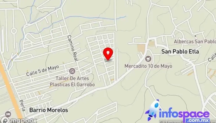 mapa de Terminal - San Pablo Bus stop en San Pablo Etla