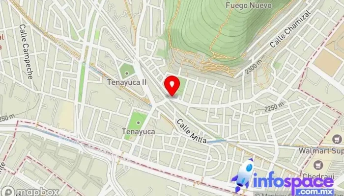 mapa de Terminal anasa Servicio de transporte en Tlalnepantla