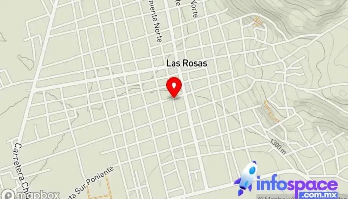 mapa de Terminal ATC Comitan Departamento local de transporte en Las Rosas