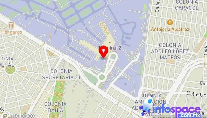 mapa de Terminal Autobuses Er, Primera,futura Estación de autobuses, Agencia expendedora de billetes de autobús en Ciudad de México