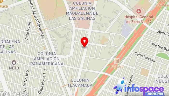 mapa de Terminal Autobuses Medher CDMX Agencia expendedora de billetes de autobús en Ciudad de México