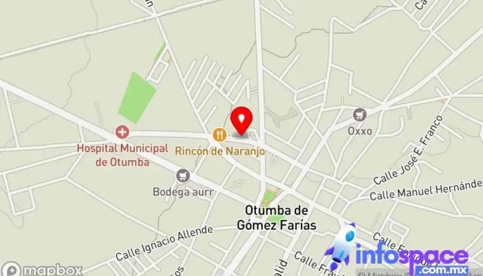 mapa de Terminal autobuses Otumba Servicio de transporte en Otumba de Gómez Farías