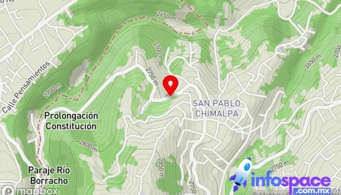 mapa de Terminal Chimalpa Bus stop en Ciudad de México
