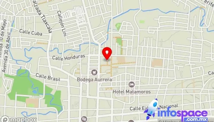 mapa de Terminal d zequentic zinacantan Servicio de transporte en Barrio del Cerrillo
