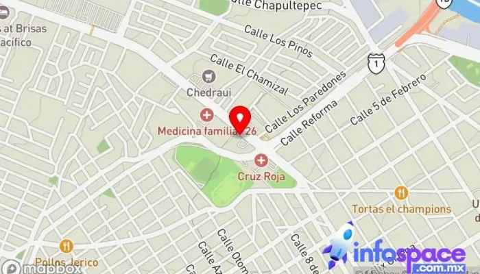 mapa de Terminal de Autobuses Águila Empresa de autobuses en Cabo San Lucas