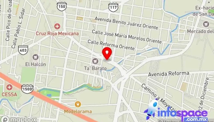 mapa de Terminal de Autobuses 