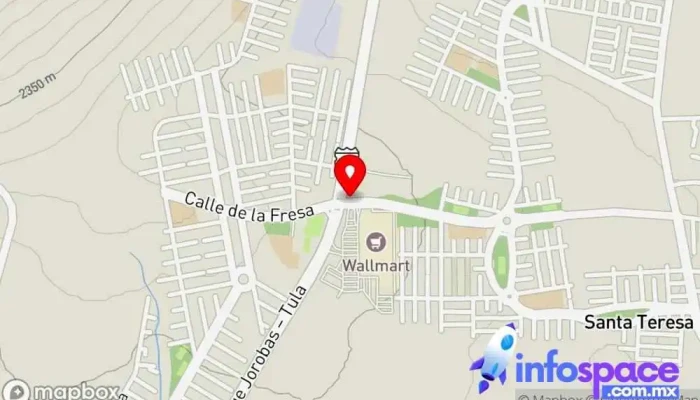 mapa de Terminal de Autobuses AVM Huehuetoca Bus stop en Santa Teresa