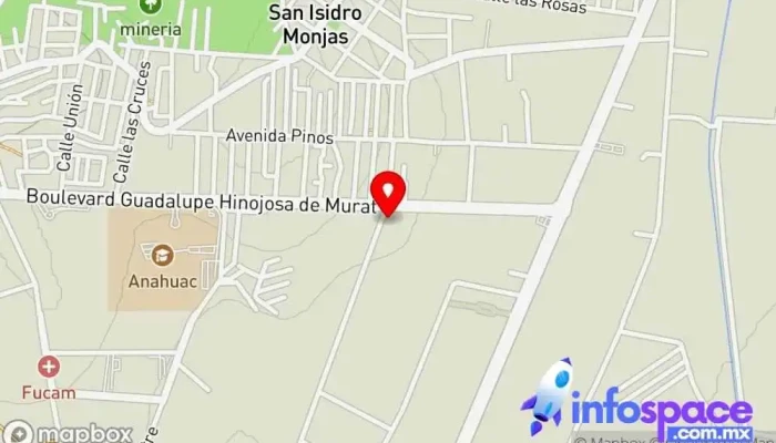mapa de Terminal de autobuses Choferes del Sur  en San Raymundo Jalpan