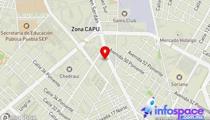 mapa de Terminal De Autobuses Federales y Estatales del Estado de Puebla Empresa de autobuses en Heroica Puebla de Zaragoza