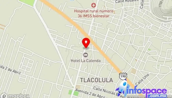 mapa de Terminal De Autobuses GOMA Parada para camiones en Tlacolula de Matamoros