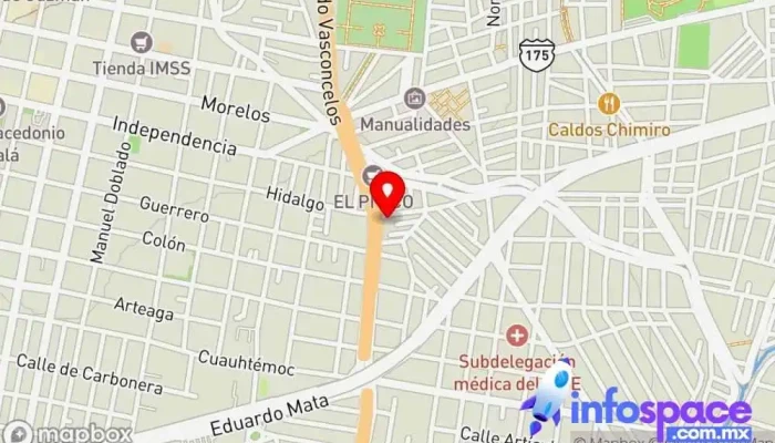 mapa de Terminal de Autobuses Kolors-Orange Bus Periférico Empresa de autobuses en Oaxaca de Juárez