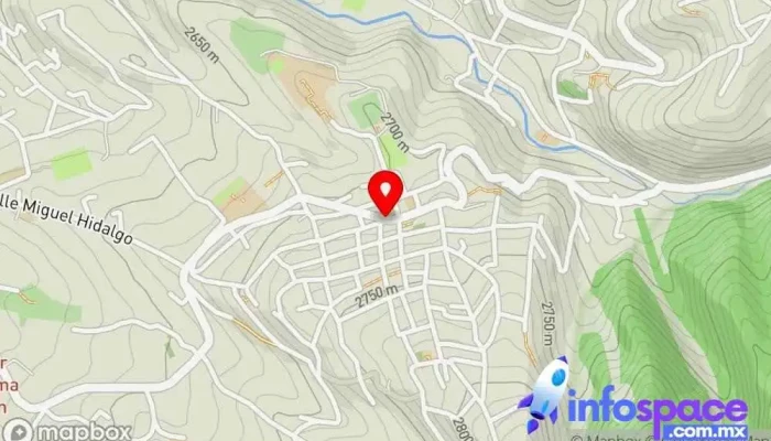 mapa de TERMINAL DE AUTOBUSES  en San Lorenzo Tlalmimilolpan