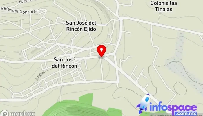 mapa de Terminal de autobuses Parada para camiones en San José del Rincón Centro