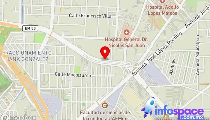 mapa de Terminal de Autobuses Norte Agencia expendedora de billetes de autobús en Santa Cruz Atzcapotzaltongo