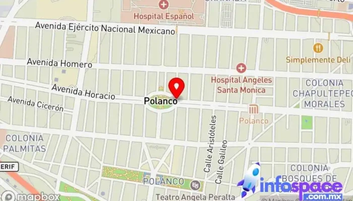 mapa de Terminal de autobuses oriente Hotel en Miguel Hidalgo, Ciudad de México