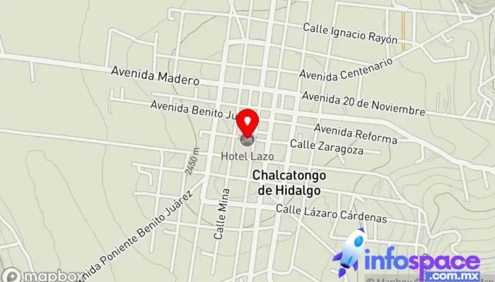 mapa de Terminal de autobuses SUR chalcatongo Empresa de autobuses en Chalcatongo de Hidalgo
