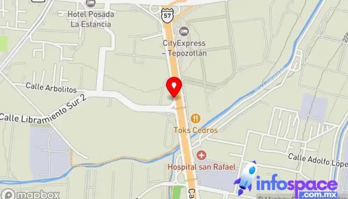 mapa de Terminal de Autobuses Tepotzotlán, C. Libramiento Sur 2 Bus stop en Tepotzotlán