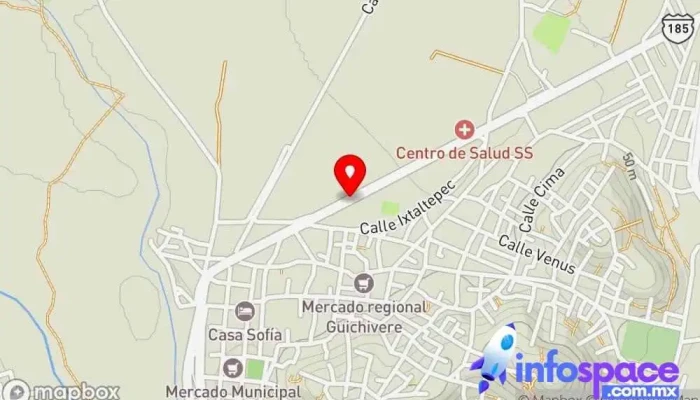mapa de Terminal de Autobuses Trail Travel Tehuantepec Empresa de autobuses en Santo <span class=