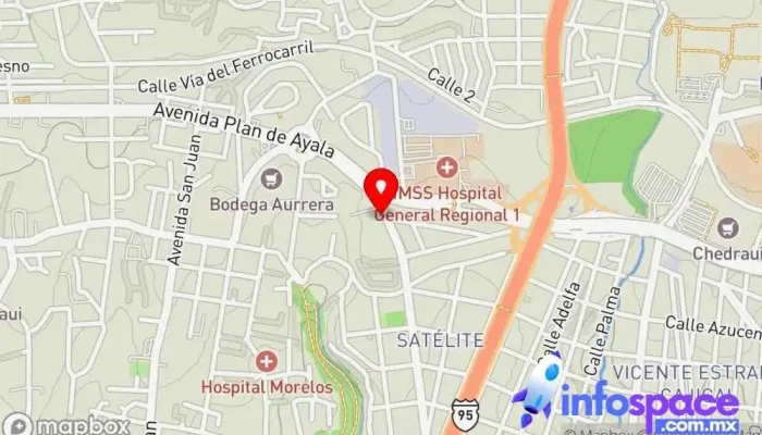 mapa de Terminal de Autobuses Verdes de Morelos Estación de autobuses en Cuernavaca