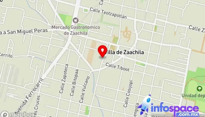 mapa de Terminal de Autobuses Zaachila yoo Empresa de autobuses en Villa de Zaachila